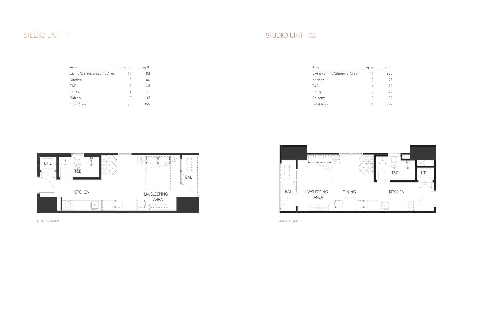 Mergent Residences floor plan 2