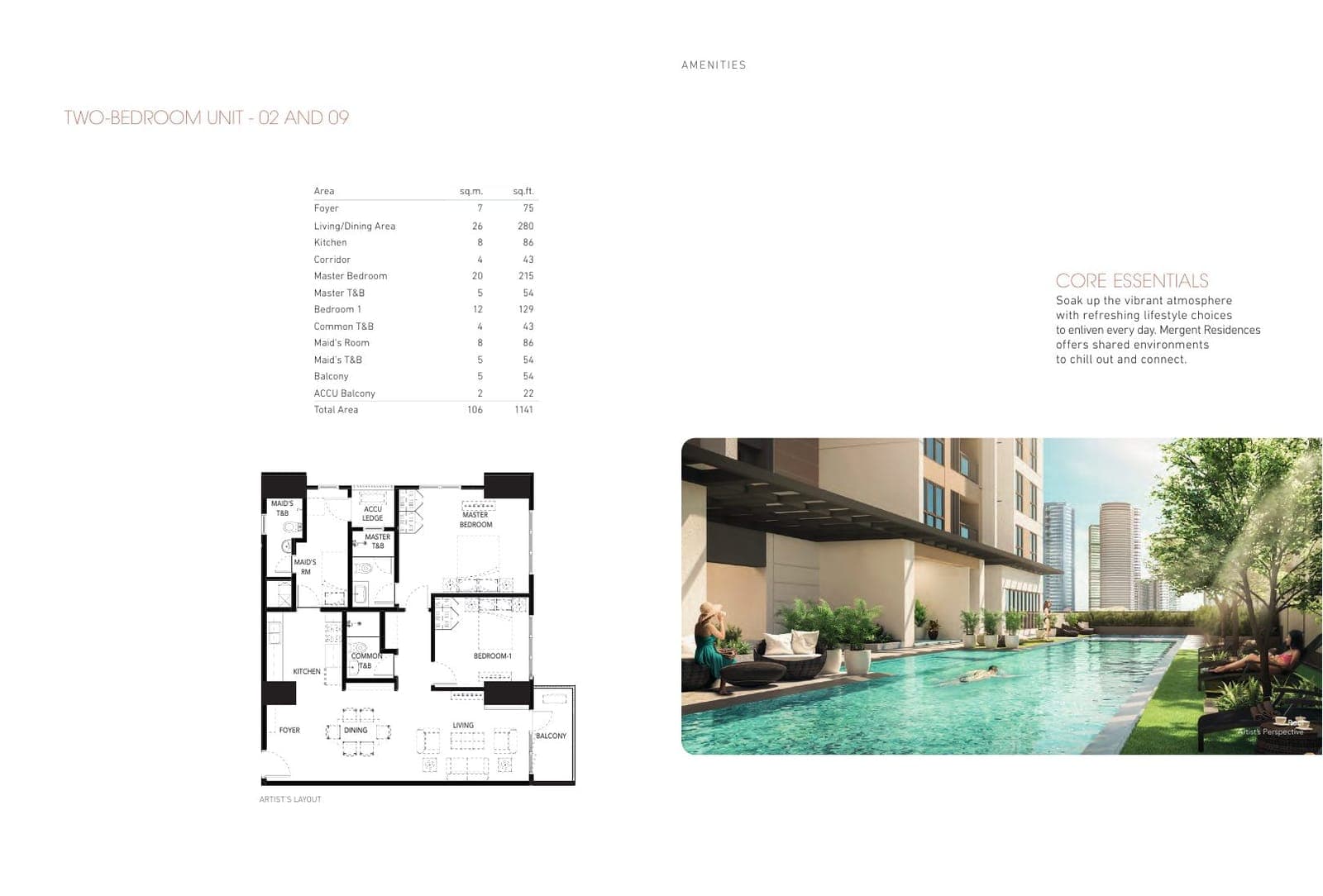 Mergent Residences floor plan 5