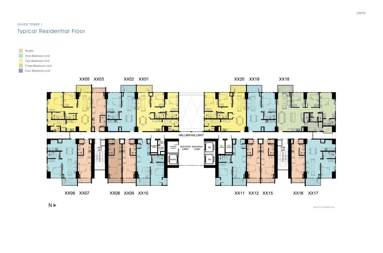 Nuveo at Cerca floor plan 1