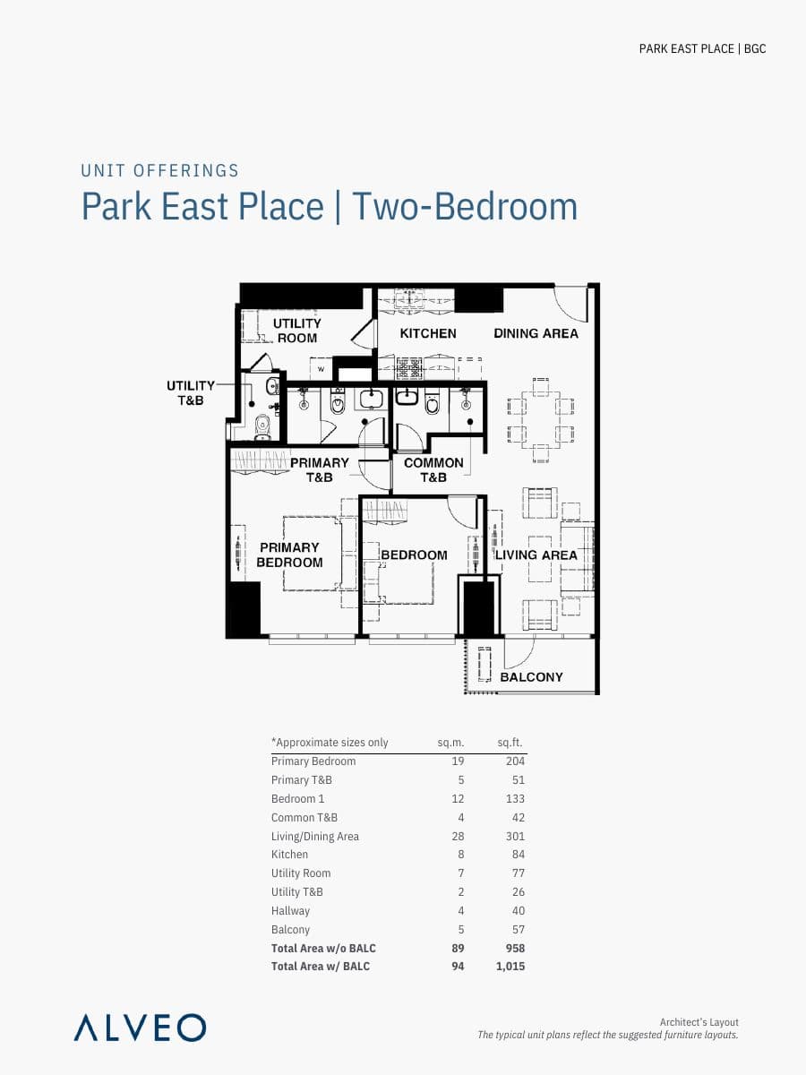 Park East Place floor plan 1
