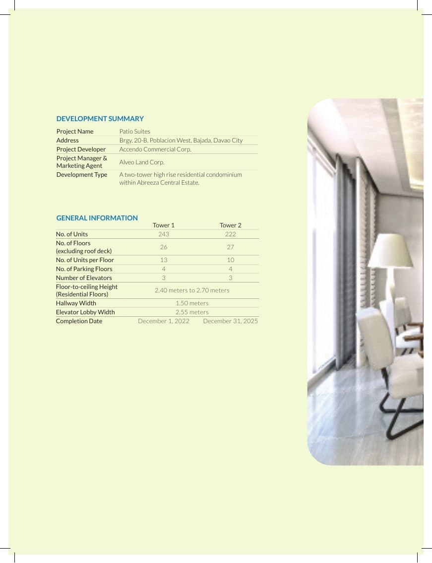 Patio Suites Tower 2 floor plan 5